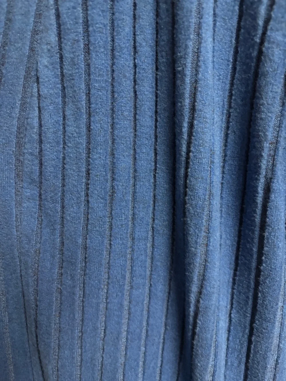 Basic One Open-Front Ribbed Cardigan - Royal Blue - Picture 3 of 4